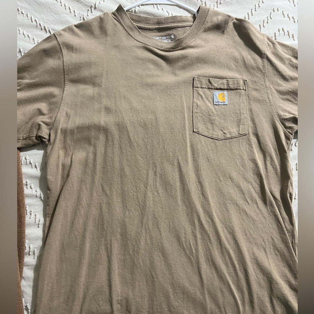 Carhartt tan shirt